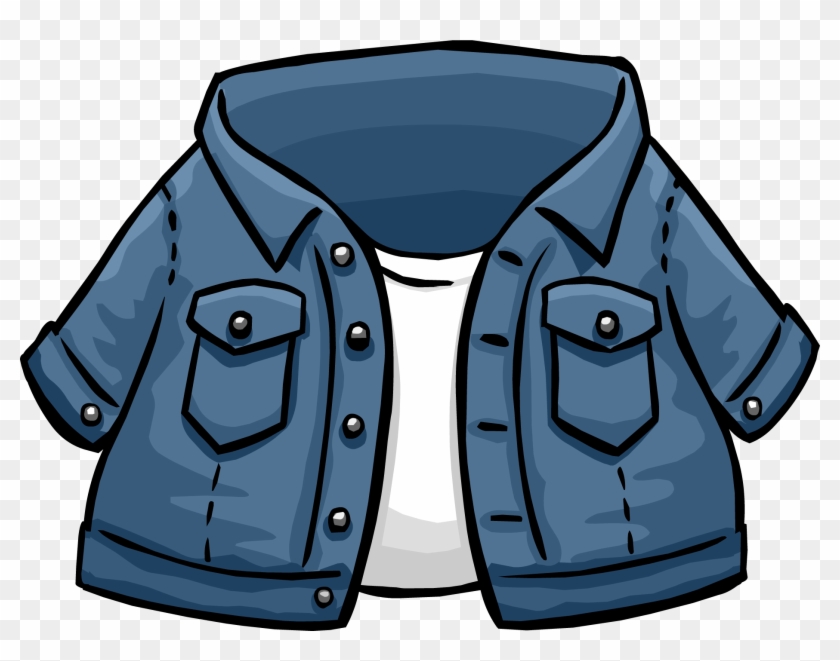 Clipart - Image - Club Penguin Jean Jacket #1123920