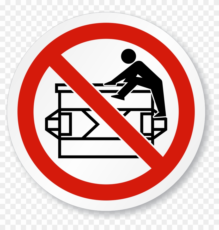 Do Not Climb Iso Sign - Angel Tube Station #1123925