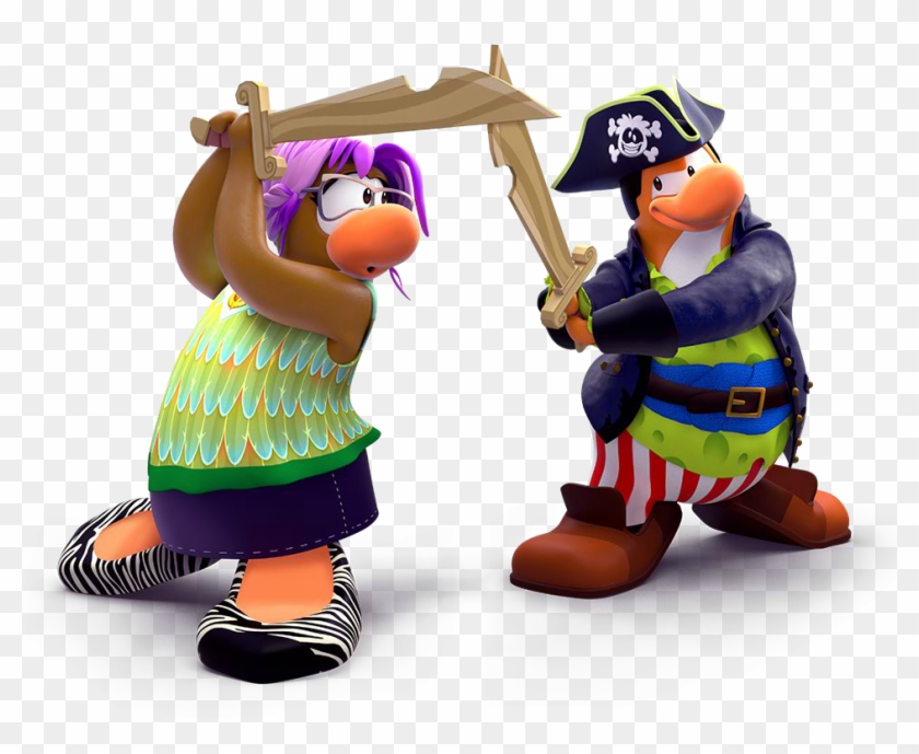 Pirate Penguins With Swords - Club Penguin Island Pirate #1123987