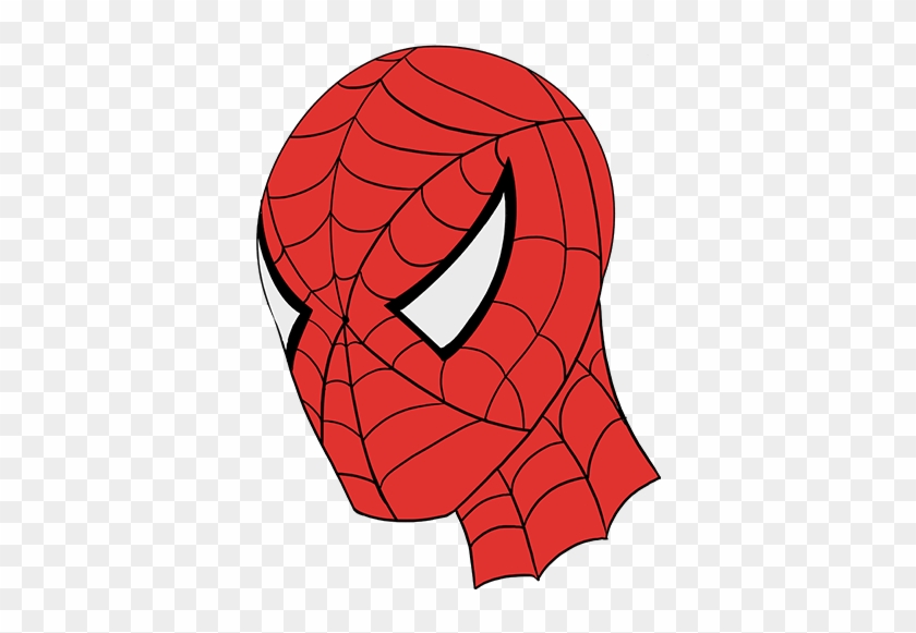 How To Draw Spiderman - Spiderman Face Png #1124071