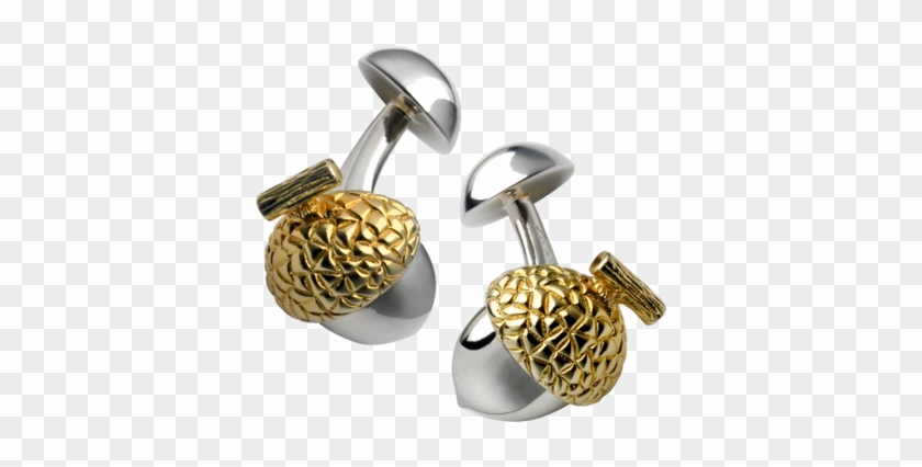 Thomas Pink Silver And Gold-plated Acorn Cuff Links - Cufflink #1124147