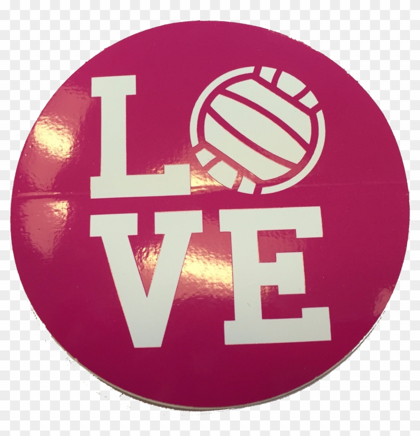 Baysix Love Volleyball Decal - Volley Mom Tote Bag Bag #1124564