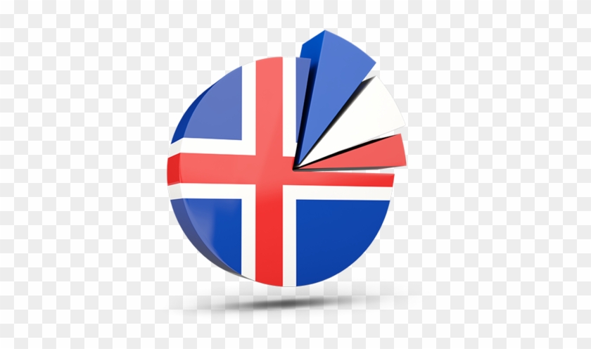 Illustration Of Flag Of Iceland - Flag Of Iceland #1124699