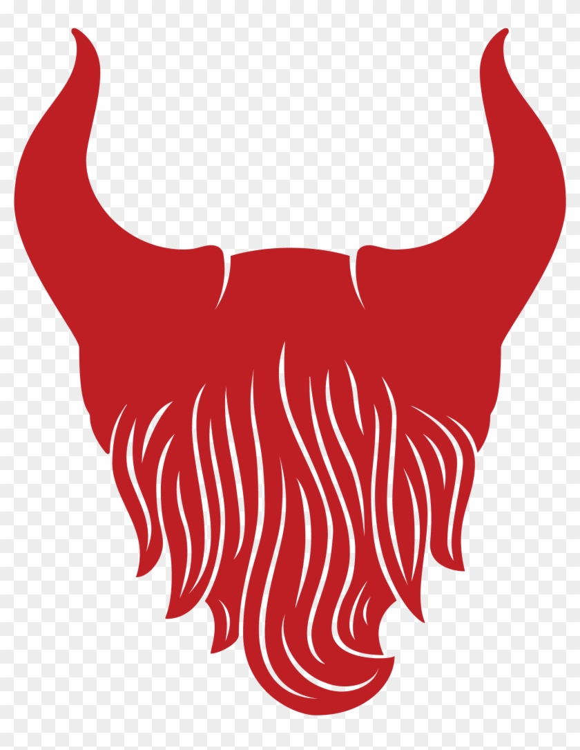 Beard Sticker Man Clip Art - Red Beard Sticker #1124784
