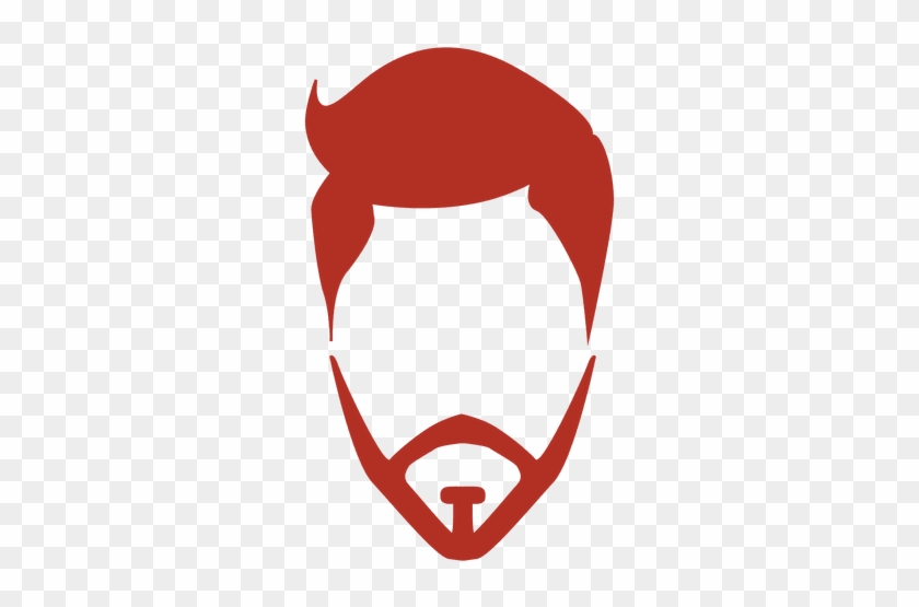 Beard Hipster Man Transparent Png - Beard Logo Man Png #1124795