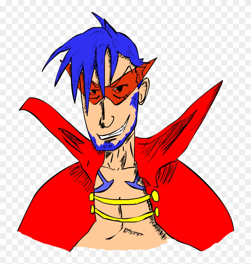 Bearded Kamina By Pontyfaxjr - Cartoon #1124815