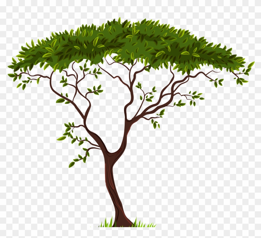 Exotic Tree Png Clip Art Best Web Clipart Black Baby - African Tree Silhouette Png #1124895