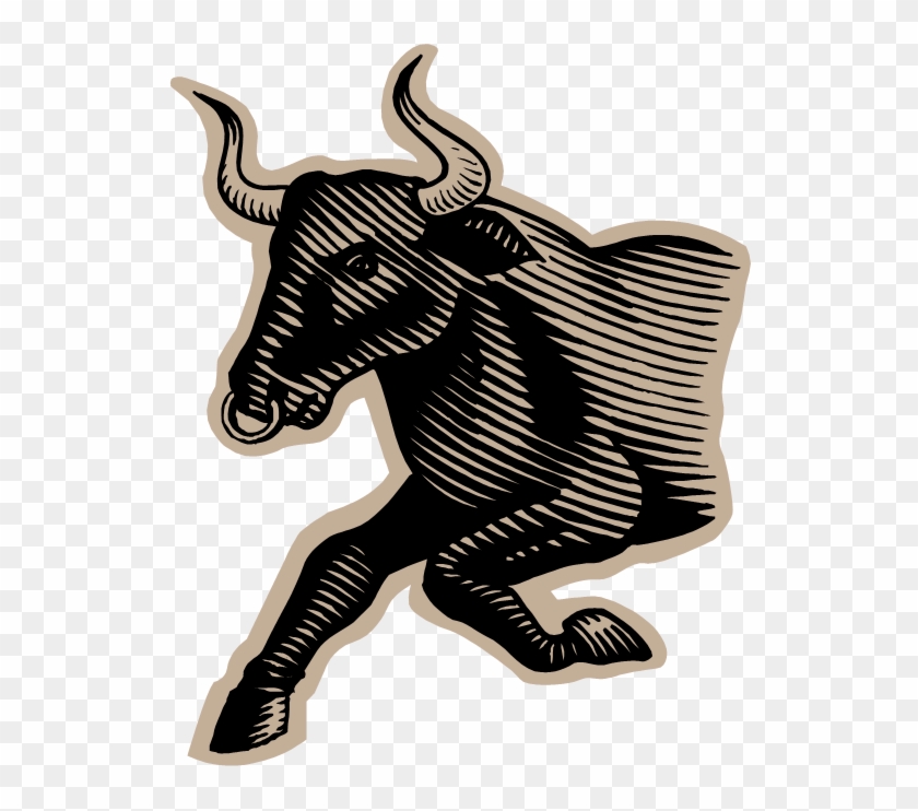 The Sign Is Taurus, A Black Bull Or Ox, And In One - Illustration #1124891