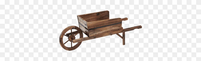 Wooden Wheelbarrow - Essential Garden Wooden Wheelbarrow Planter #1124901