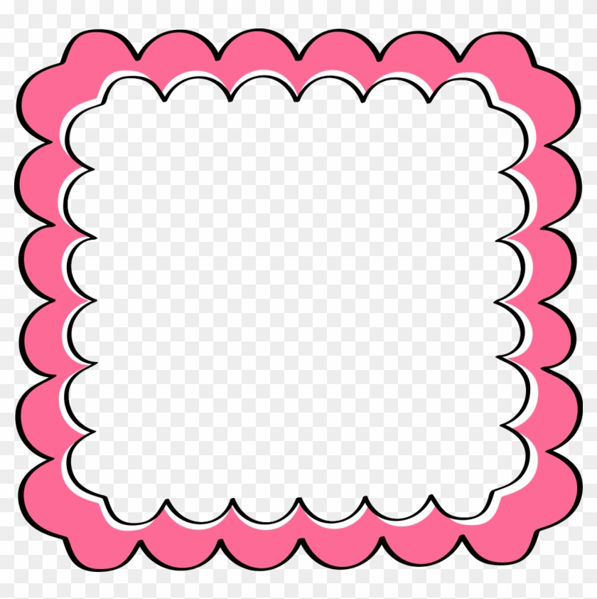 Picture Frame Orange Clip Art - Border Clip Art Green #1125006