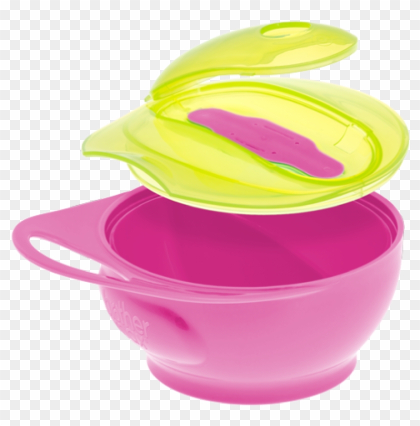 Weaning Bowl Set Pink - Brother Max Easy-hold Weaning Bowl Set #1125211