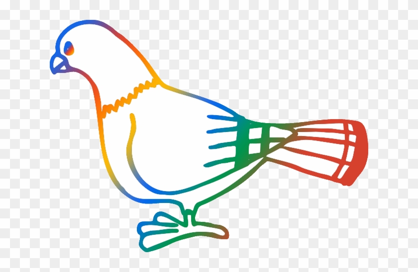 Google Pigeon - Outline Picture Of Pigeon #1125259