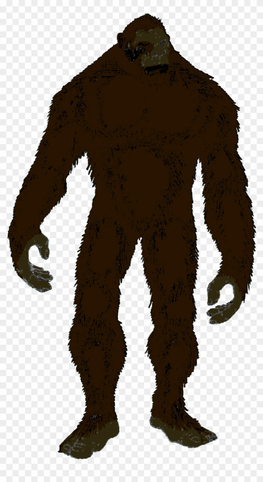 Sasquatch Silhouette Clip Art #1125293