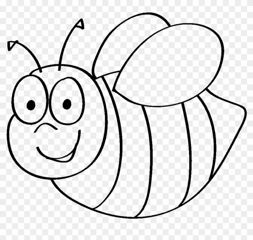 Coloring Pictures Of Bees - Bumble Bee Coloring Page #1125500