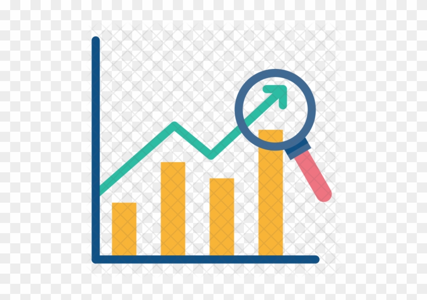 Financial Year Sales Analytics Examine Chart Graph - Chart Icon #1125612
