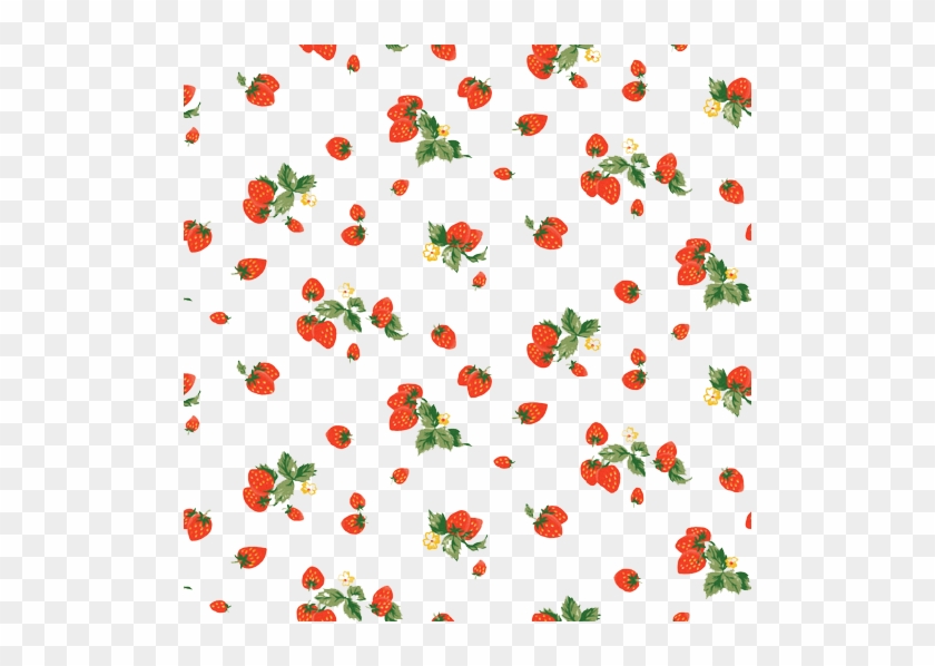 Milkshake Strawberry Shortcake Fruit Pattern - Cute Strawberry Background #1125616