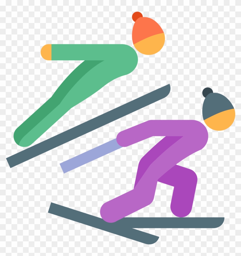 Combined Icon - Nordic Combined Icon #1125644