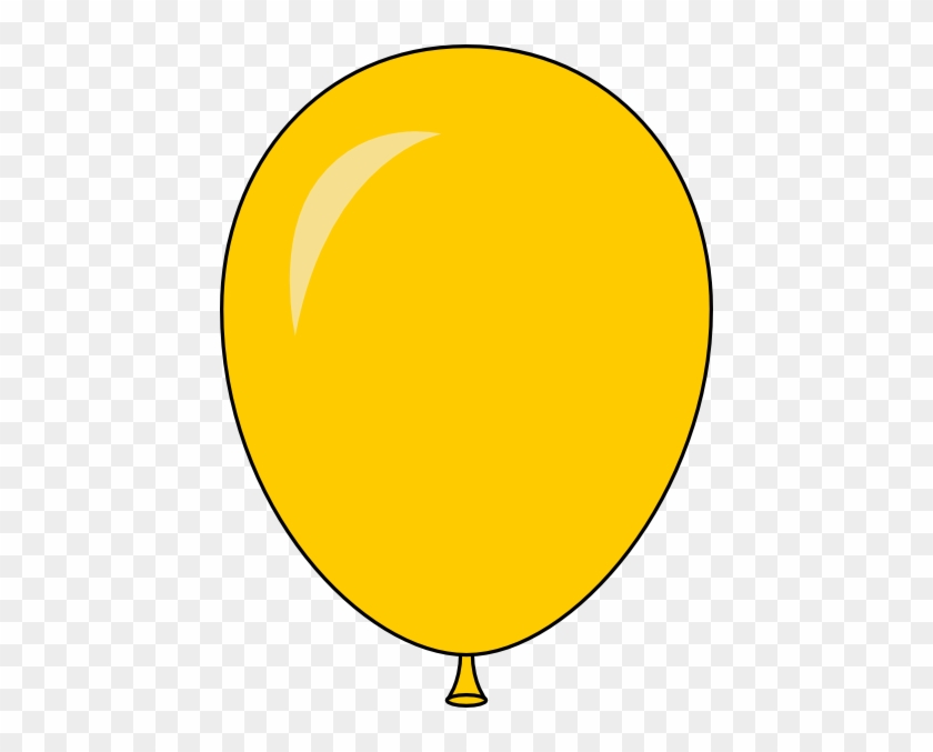 New Yellow Balloon Light Lft Clip Art At Clker Com - Balloon Yellow Clipart #1125694