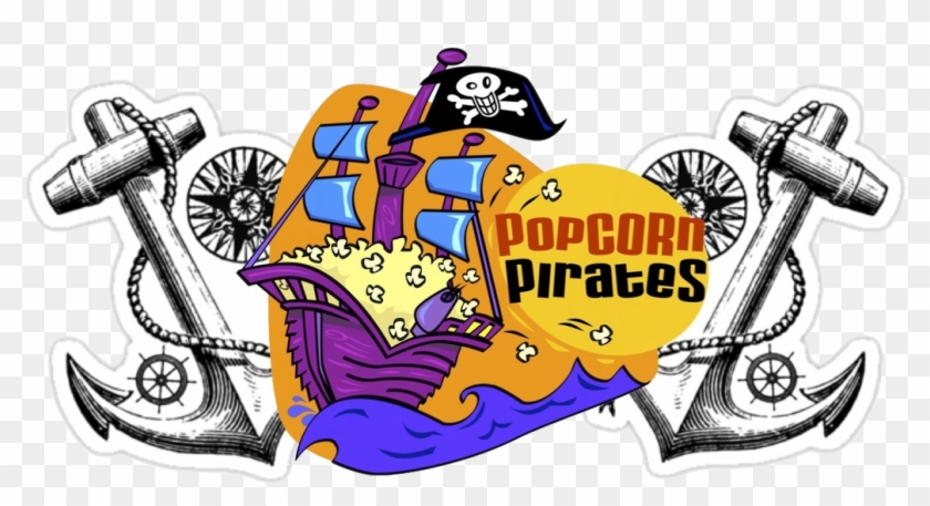 The Popcorn Pirates Originated As A Roving Act Around - Anchor Clip Art #1125703