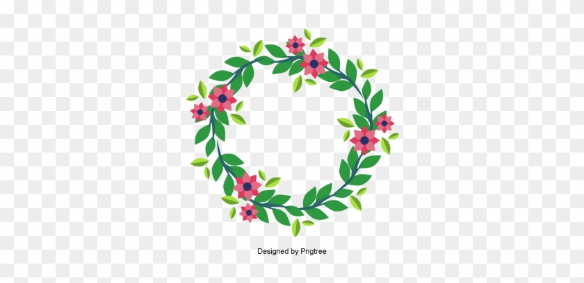 Beautiful Hand Paint Watercolor Floral Wreath, Flower, - Wreath #1125712