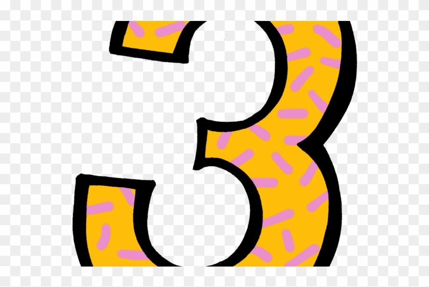 Number 3 Cliparts - Clip Art #1125783