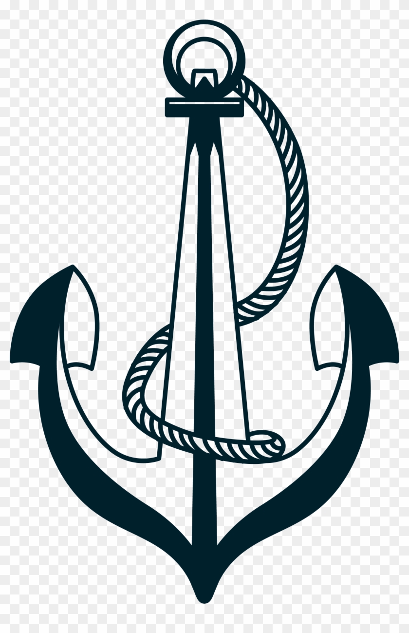 Anchor Ship Watercraft Rope Clip Art - Anchor #1125820