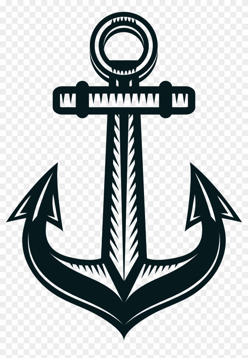 Anchor Ship Watercraft Clip Art - Drawing #1125829