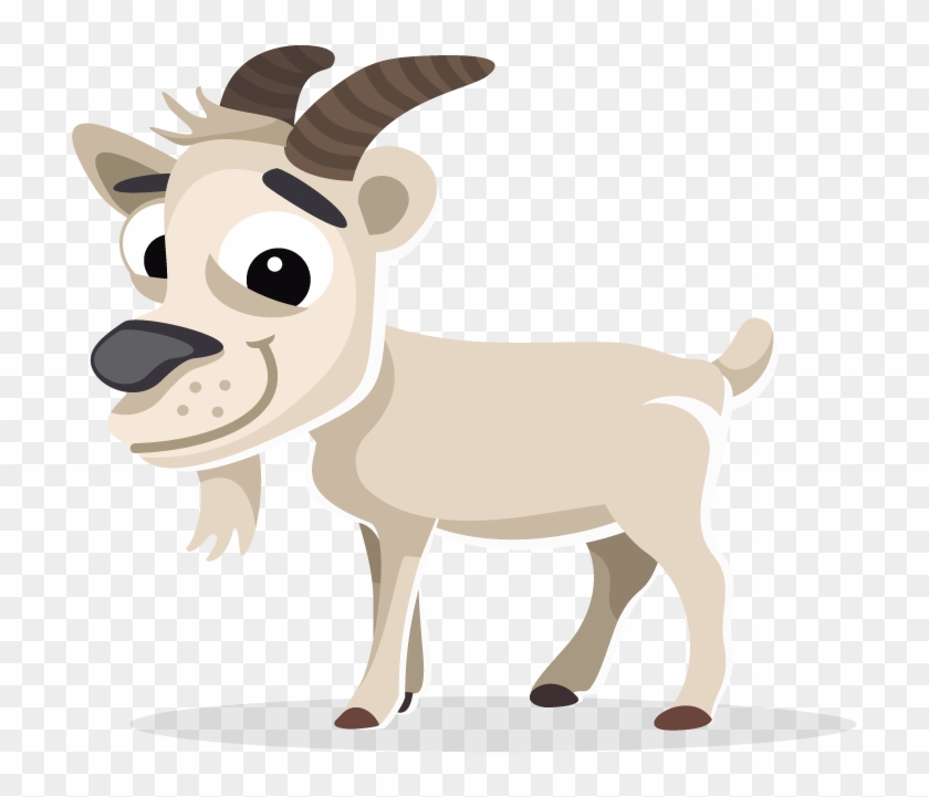 Boer Goat Scalable Vector Graphics Clip Art - Goat Cartoon Png #1125848