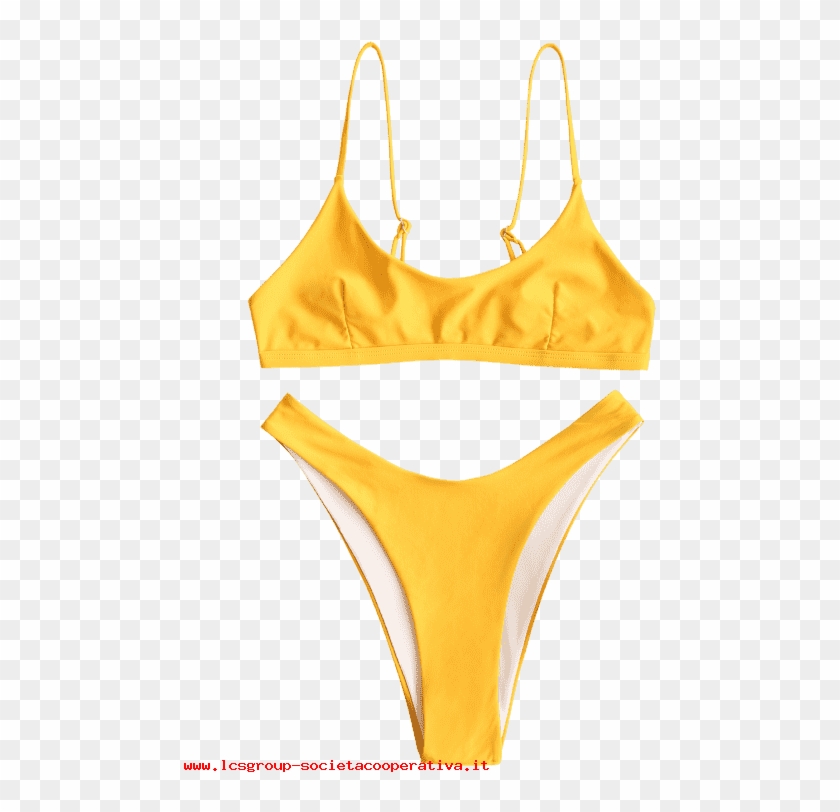 Bikini Da Donna Spaghetti Straps Elastico Bikini Bralette - Undergarment #1125876