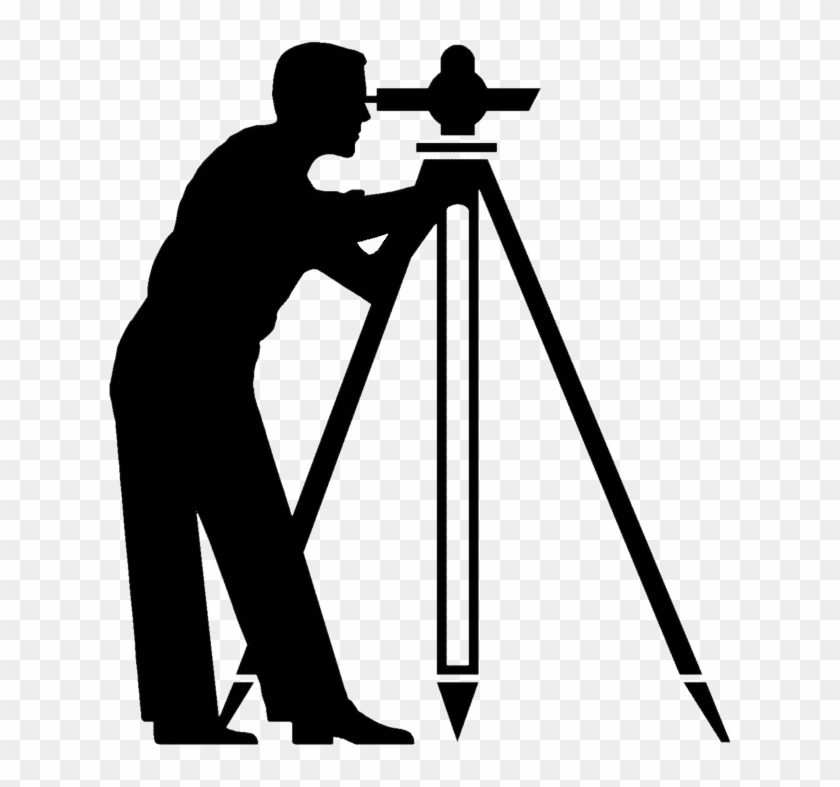 Surveyor Engineering Total Station Theodolite Clip - Surveyor Clip Art #1125922