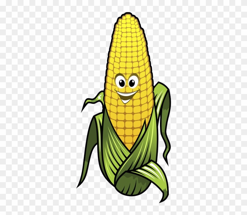 Corn On The Cob Maize Sweet Corn Cartoon - Sweet Corn Cartoon #1125986