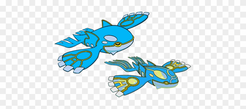 Kyogre And Primal Kyogre By High Jump Kick - Kyogre Pokemon #1126019
