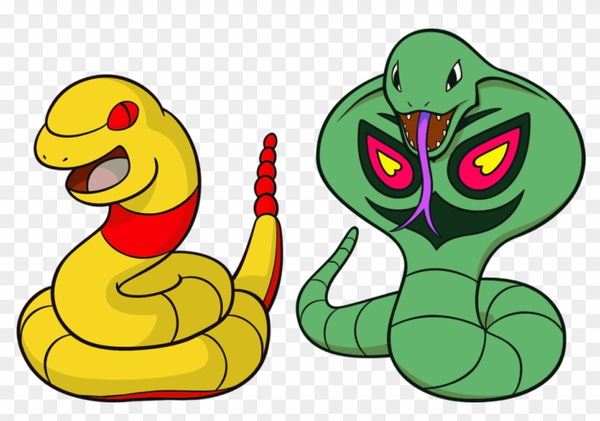 Ekans And Arbok By High Jump Kick - Yellow Ekans #1126020