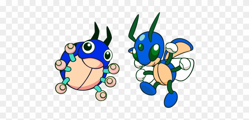 Ledyba And Ledian By High Jump Kick - Ledyba Evolution #1126022