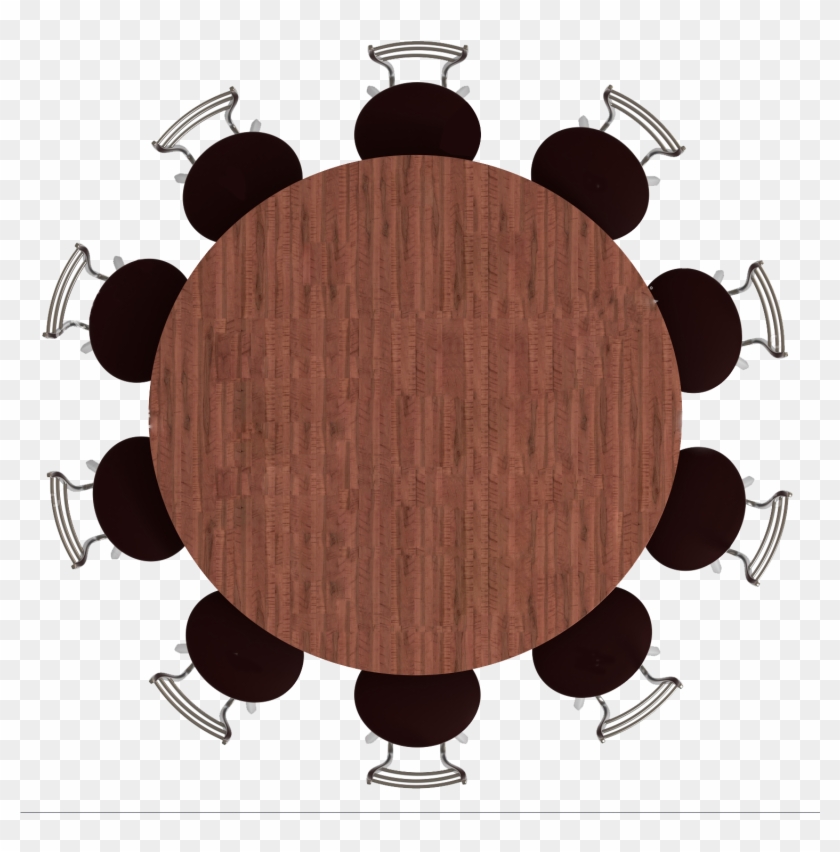 Round Table Chair Dining Room Stock, Round Dining Table Top View