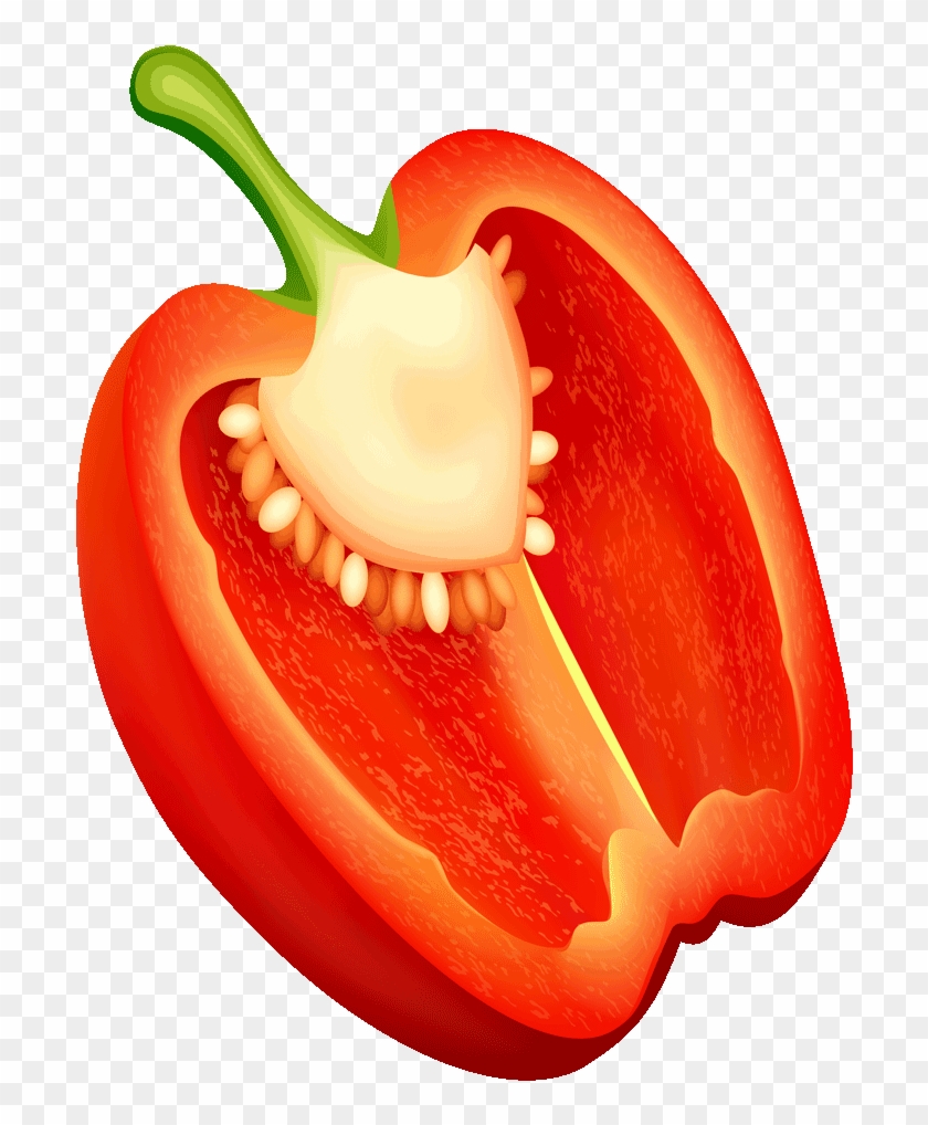 Pepper Clipart Red Fruit - Red Pepper Clipart Png #1126033