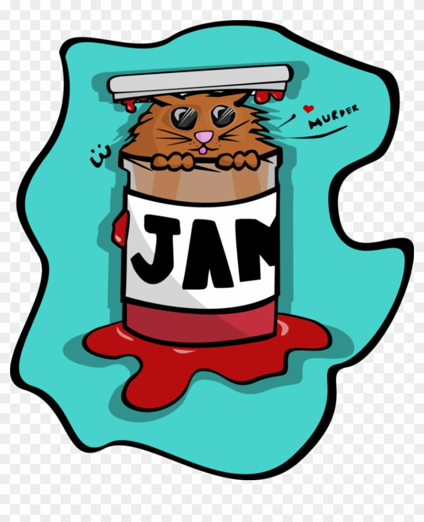 Jam Cat By Jamandcats - Cat Covered In Jam #1126131
