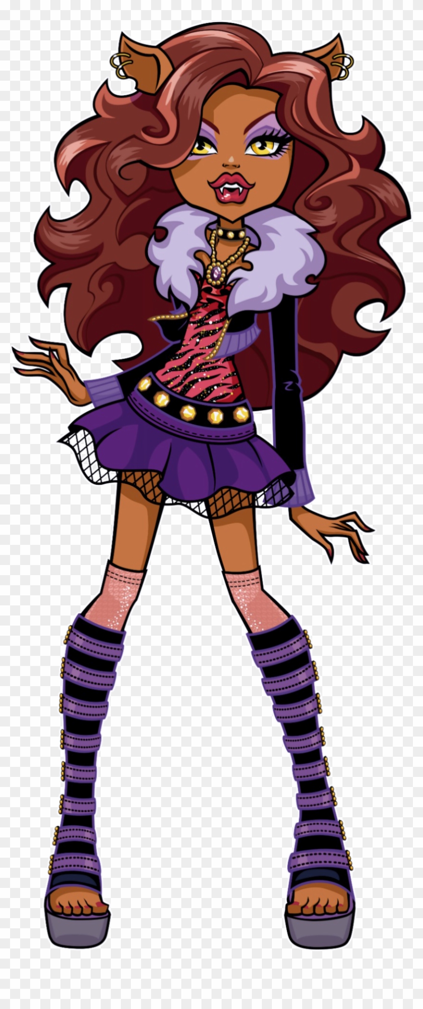 Confident And Fierce, She Is Considered The School's - Monster High Clawdeen Wolf #1126216
