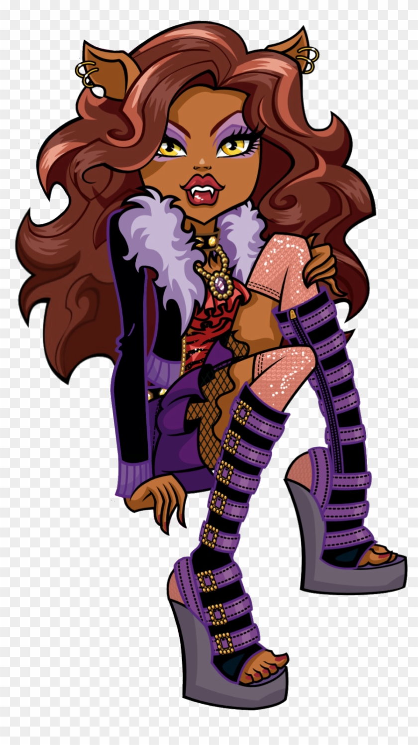 Confident And Fierce, She Is Considered The School's - Clawdeen Wolf Monster High Artwork #1126282