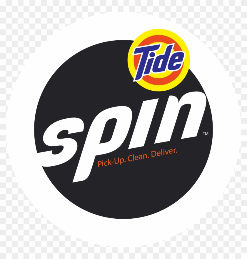 Com Logo Laundry Dry Cleaning Delivery - Tide Spin #1126512