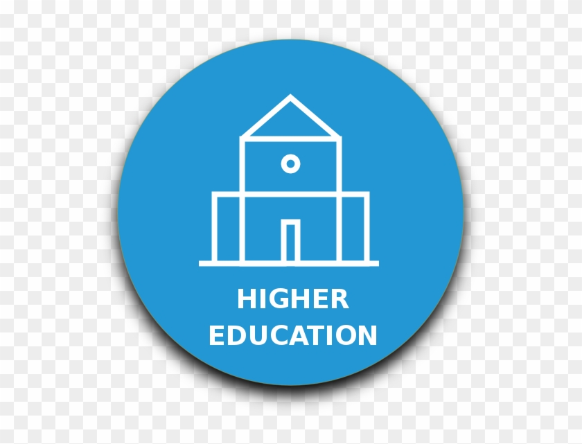 Higher Education Circle Icon - Higher Education Icon #1126519