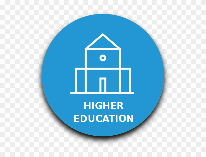Higher Education Circle Icon - Higher Education Icon #1126519