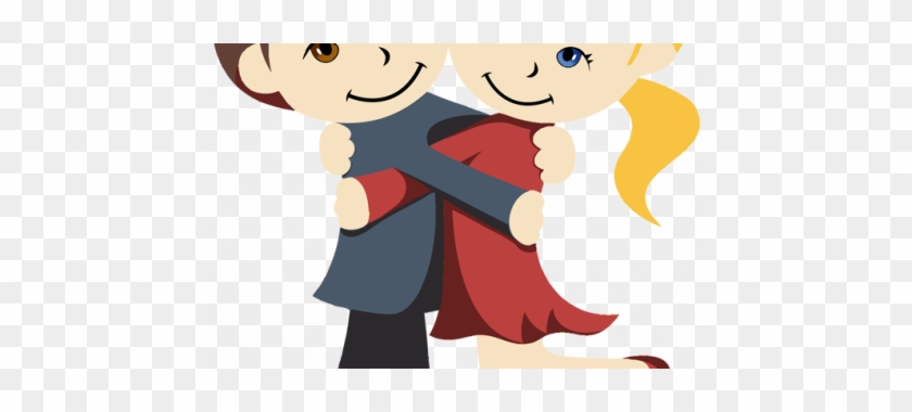 Hug Clipart Art - Boy And Girl Hugging Clipart #1126563