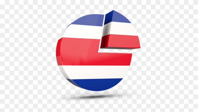 Illustration Of Flag Of Costa Rica - Emblem #1126768
