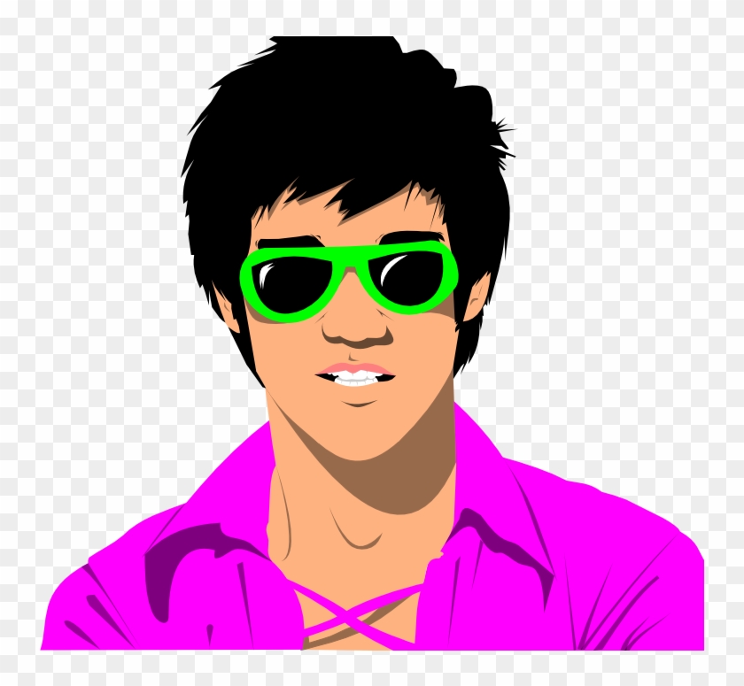 Bruce Lee Cartoon - Bruce Lee Cartoon Face #1126795