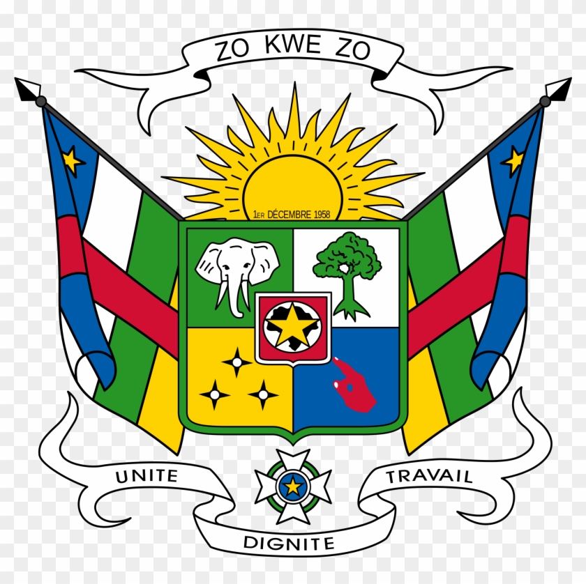 Explore African Beauty, Coat Of Arms, And More - Central African Republic Government #1126864