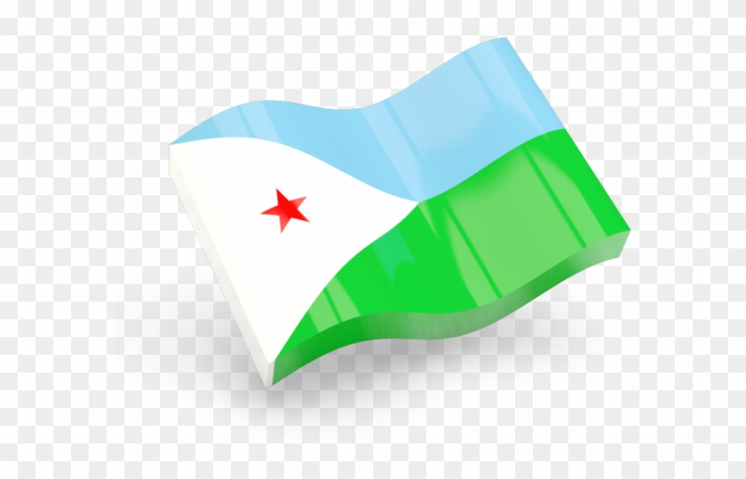 3d Wave Graphic Flag Of Djibouti - Djibouti Flag Gif Waving #1126897