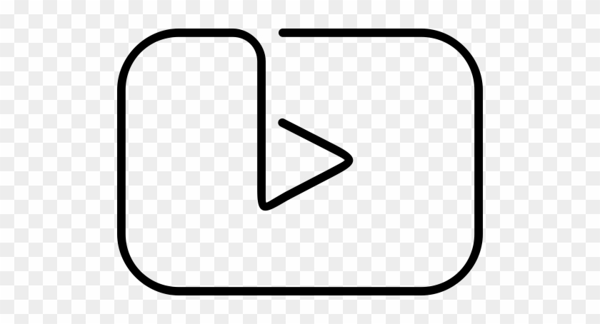 Continuous Line Media - Youtube Logo White Transparent #1126956