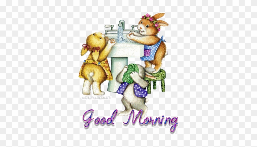 Good Morning Bunnies - Good Morning Gif Video Animation #1127128