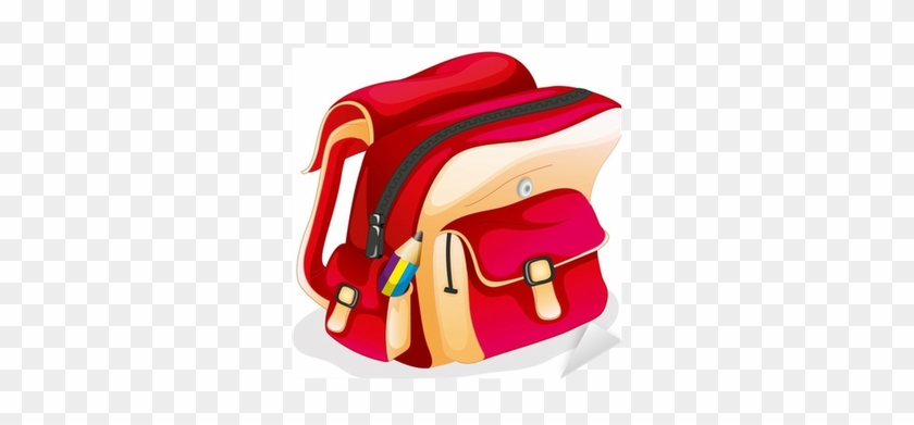 Cartoon Images Of School Bag #1127255